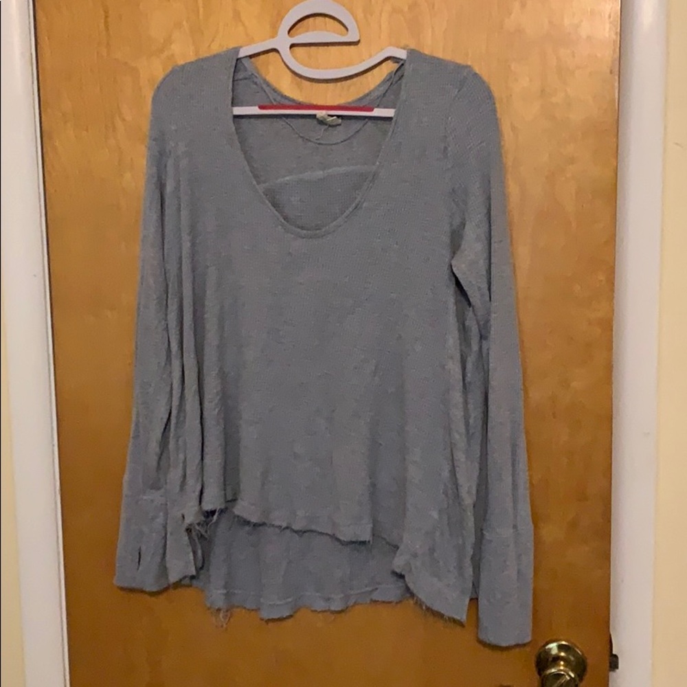 Free people waffle knit thermal